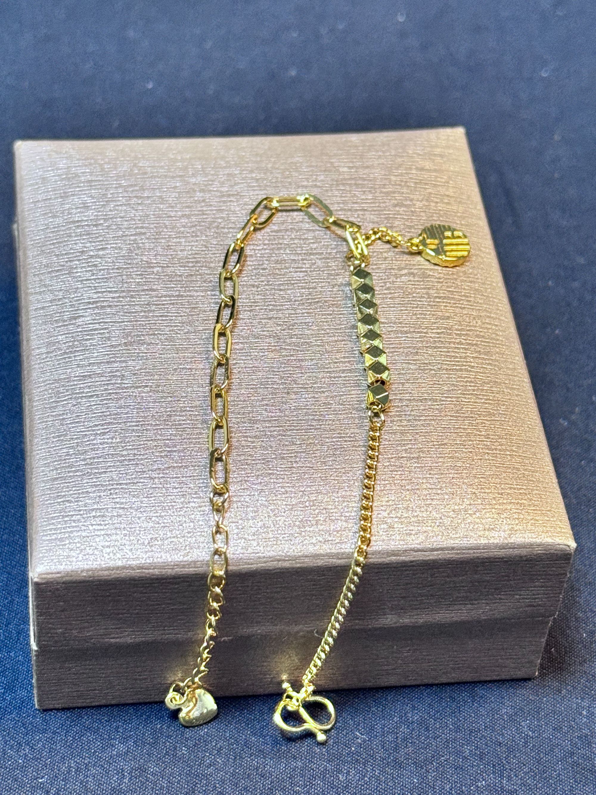 【夏总好物】福牌爱心小方糖手链