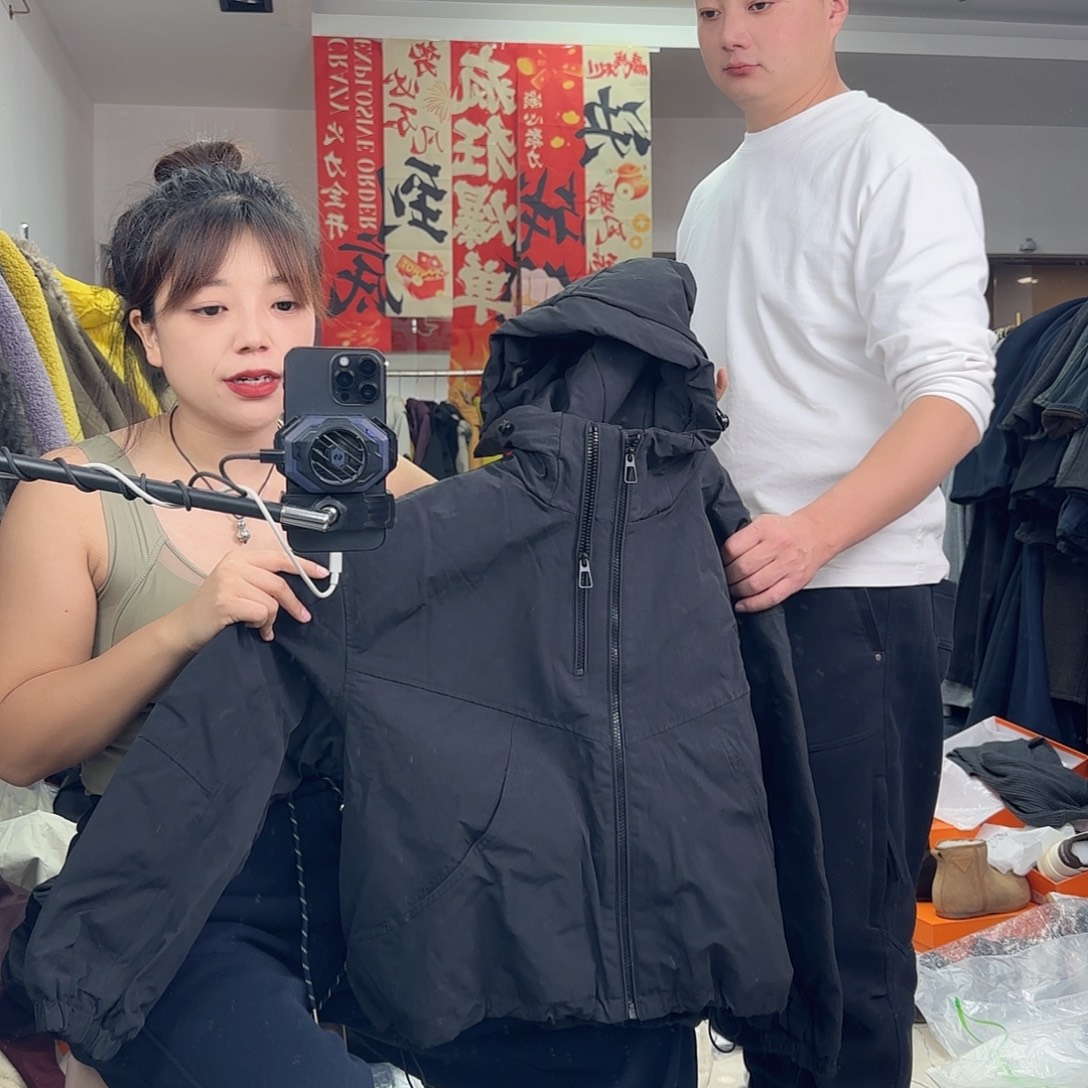 109黑色加厚外套女