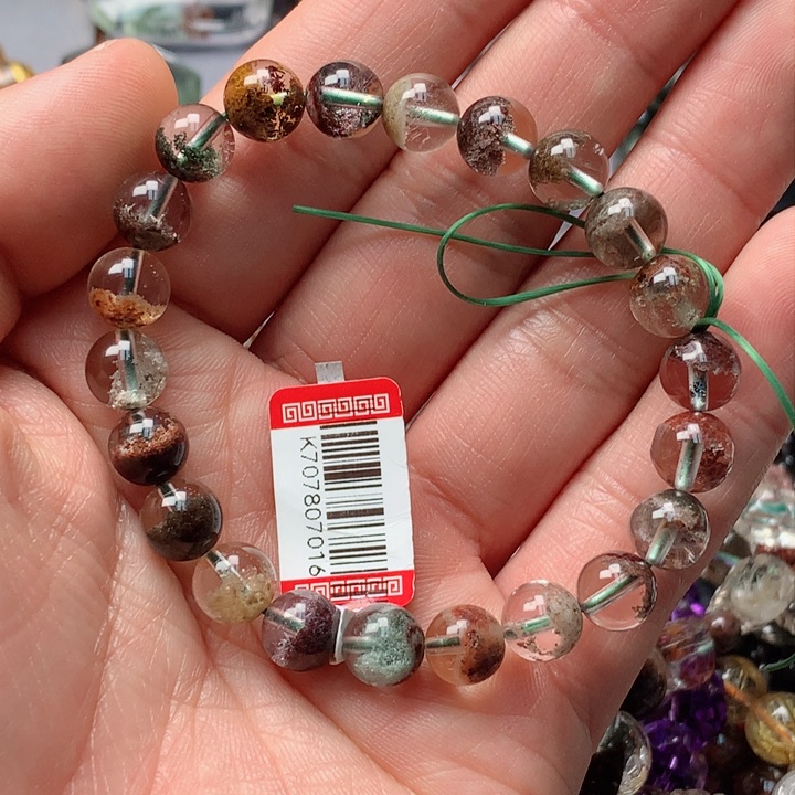 水晶手串未镶嵌天然