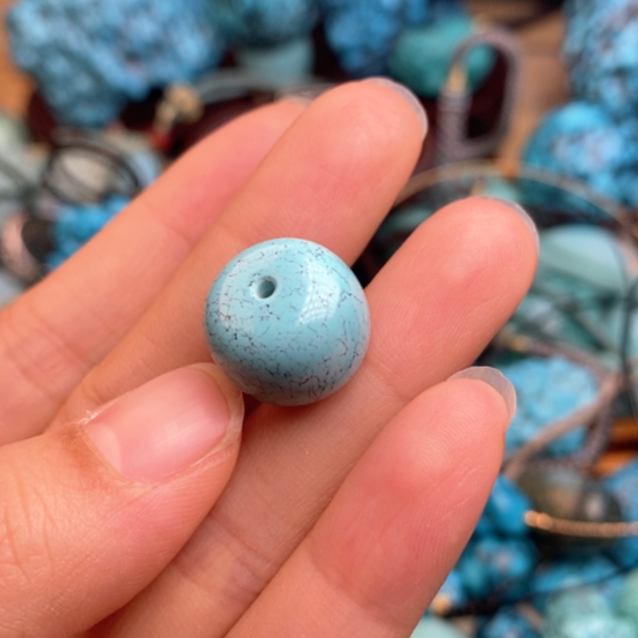 【闪购商品】绿松石珠宝半成品未镶嵌