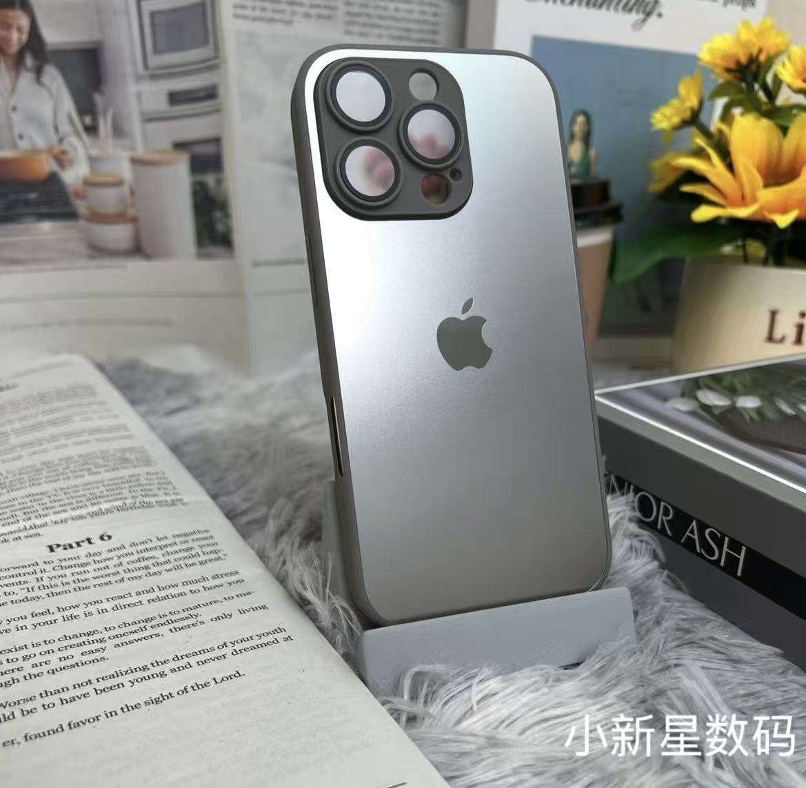 适用于苹果11-16promax带镜头膜2025网红12代AG磨砂手机壳