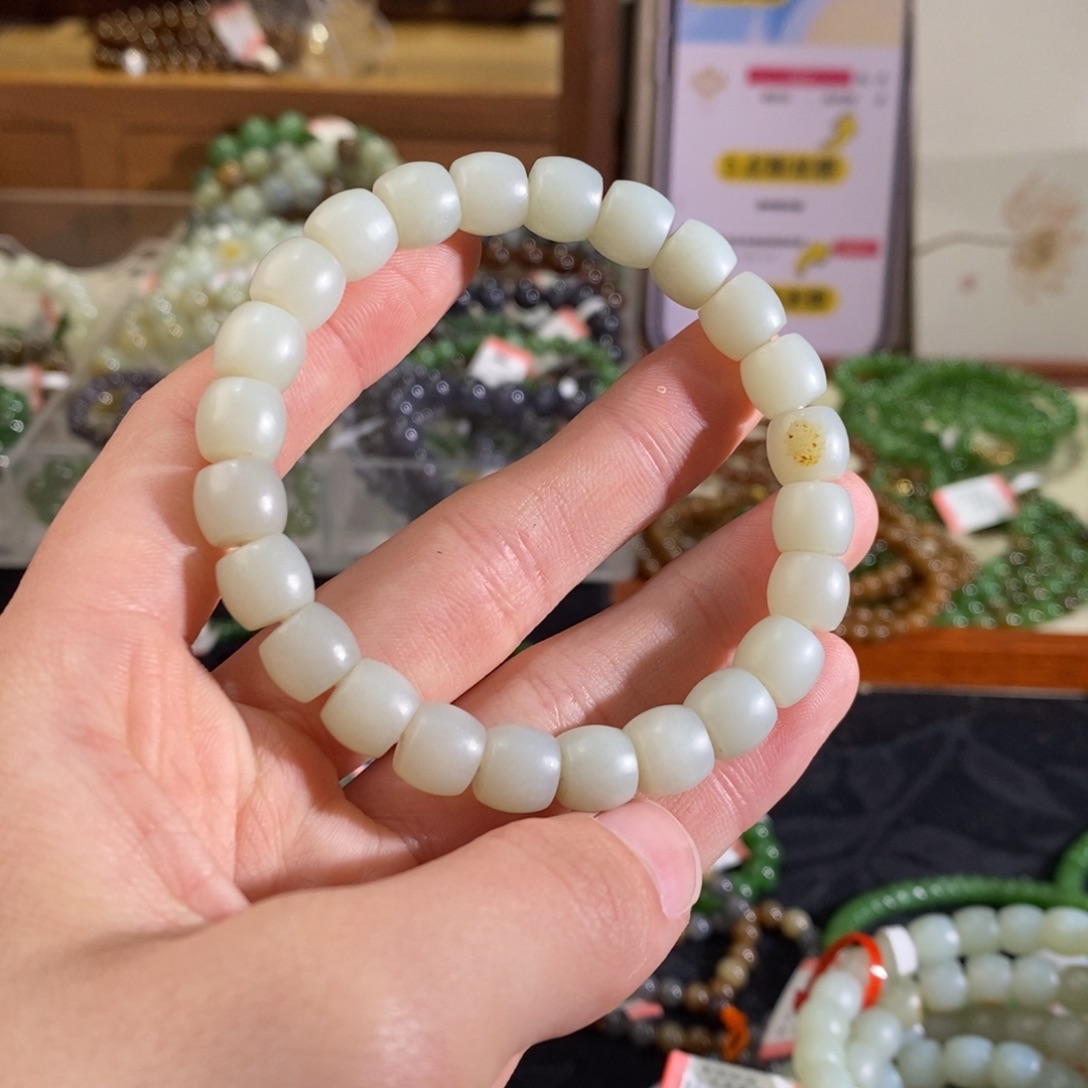 和田玉手链未镶嵌