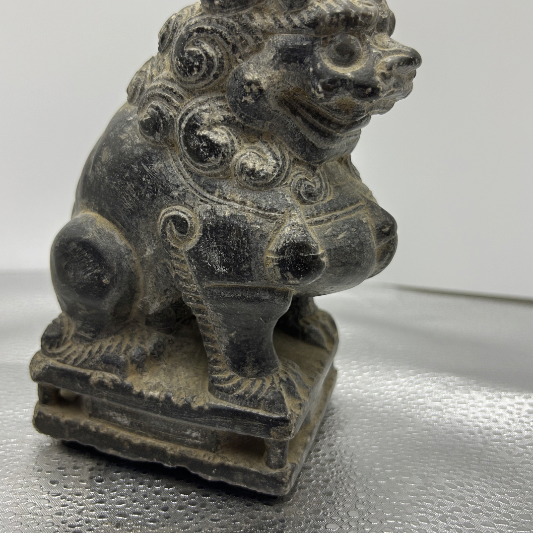 山西狮子，青石制