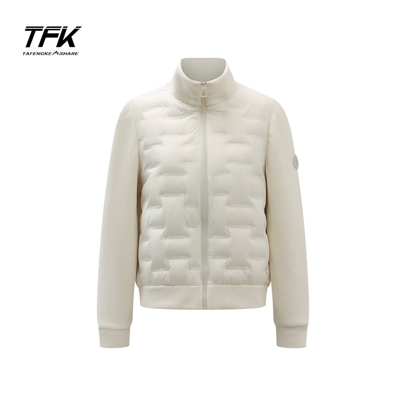 TFK2025新款男女同款奥粒绒拼接鹅绒羽绒服  2967