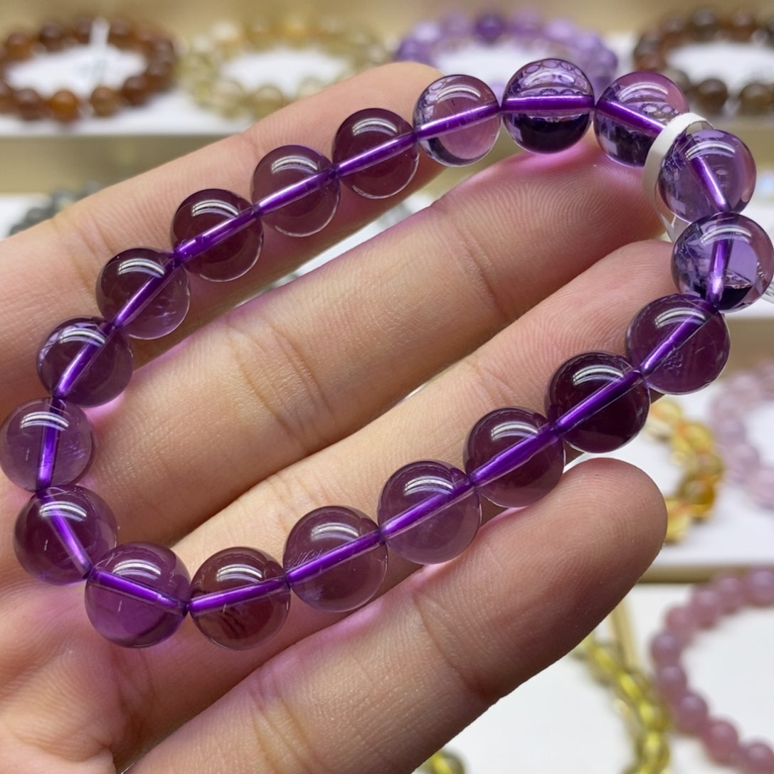 水晶手链未镶嵌纯天然