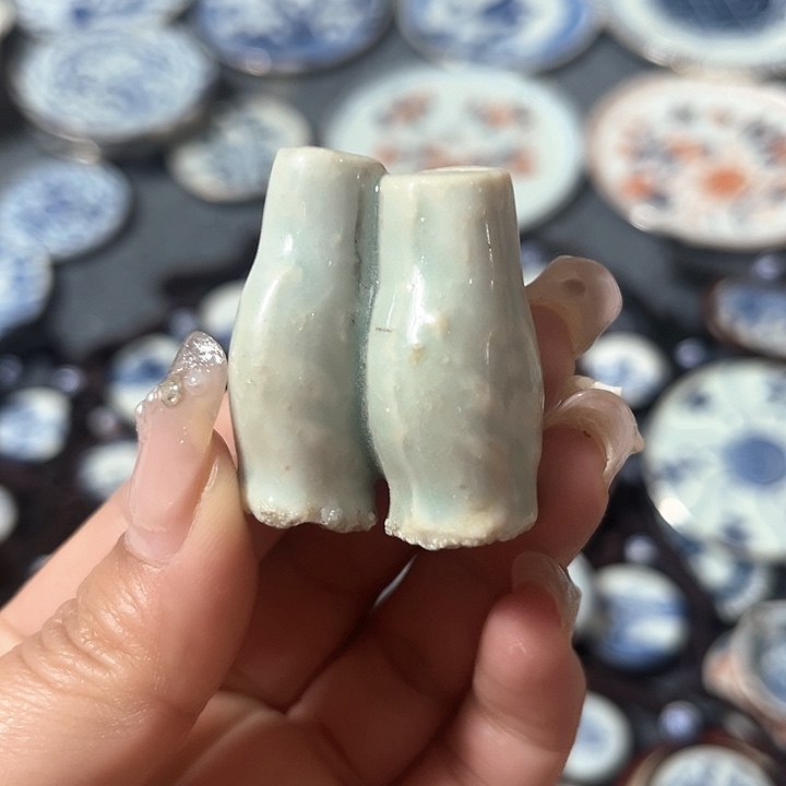 瓷片瓷片茶托喝茶非常不错