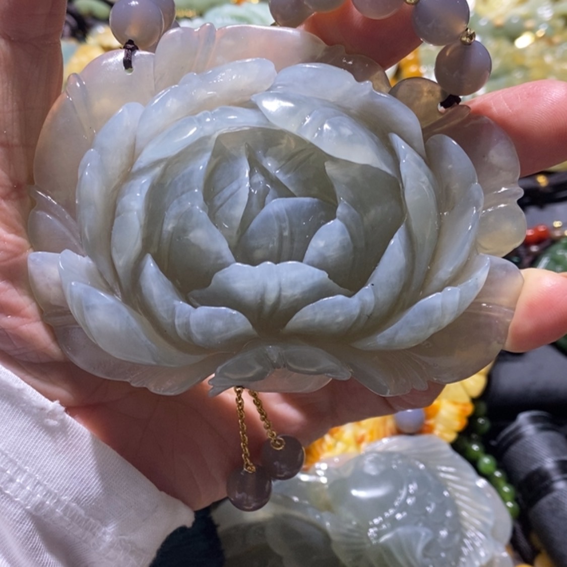 【闪购商品】岫玉毛衣链未镶嵌