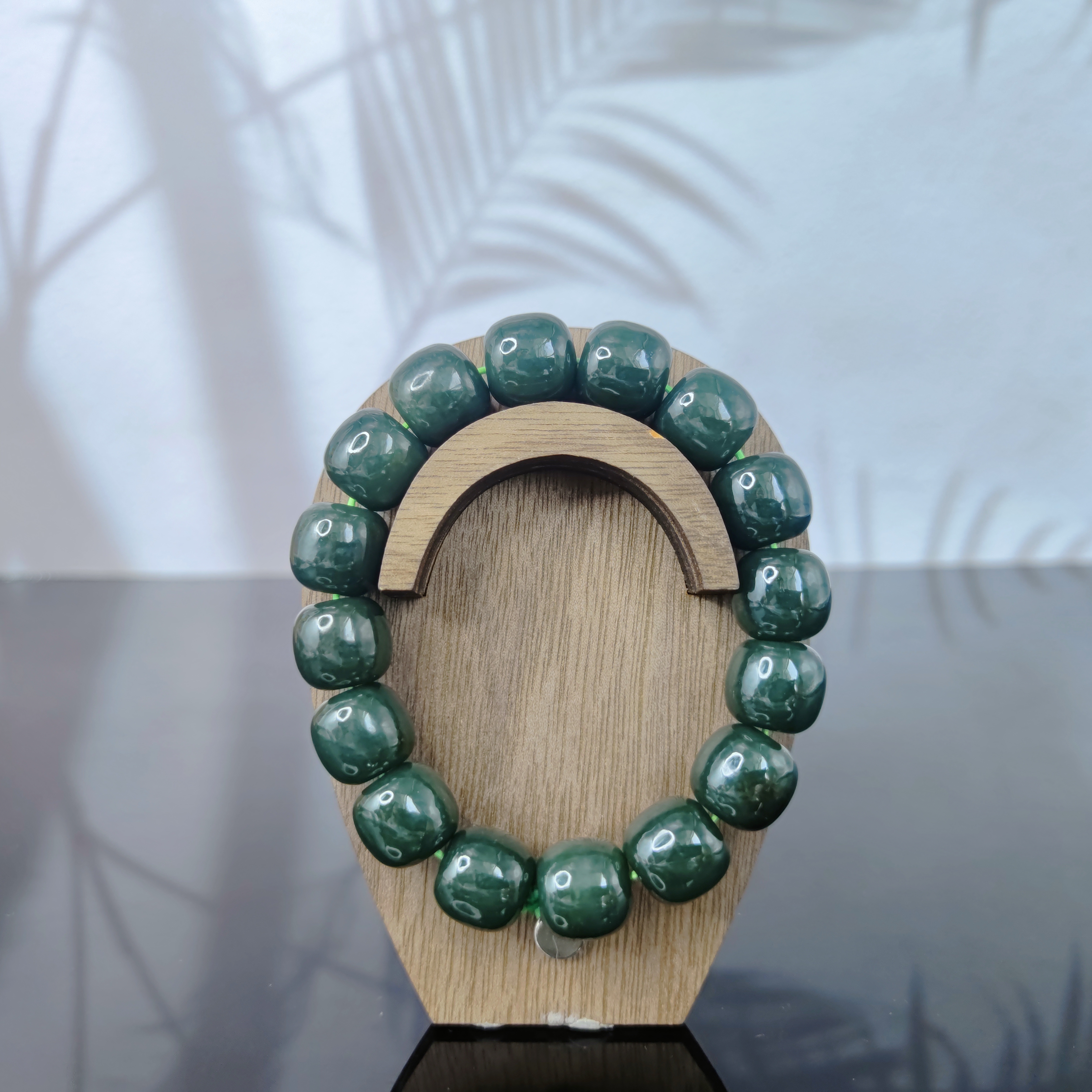 W和田玉桶珠手串（卡14）3239