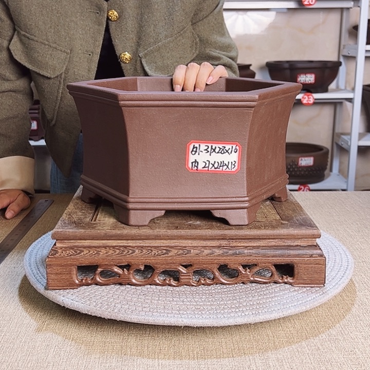 紫砂花盆紫砂花盆