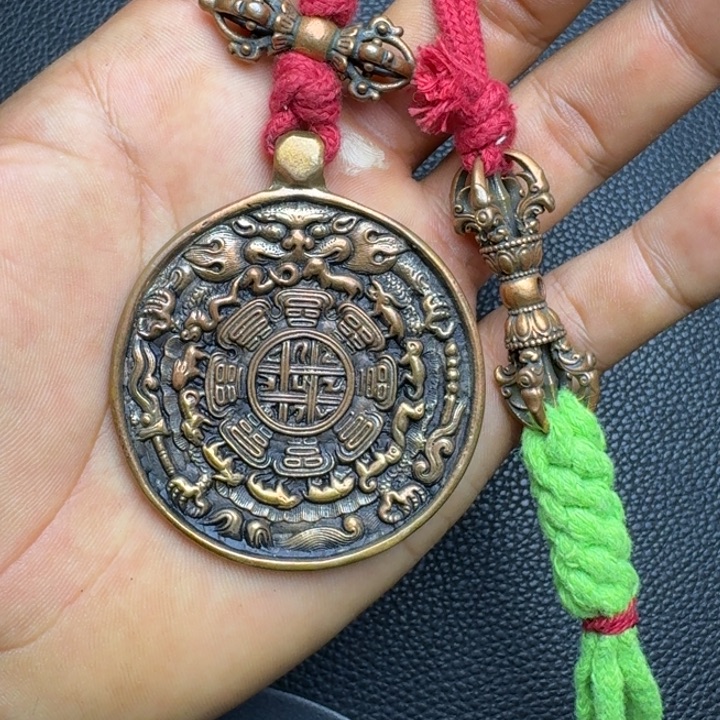 小***爹泥塑藏式风格九宫格..