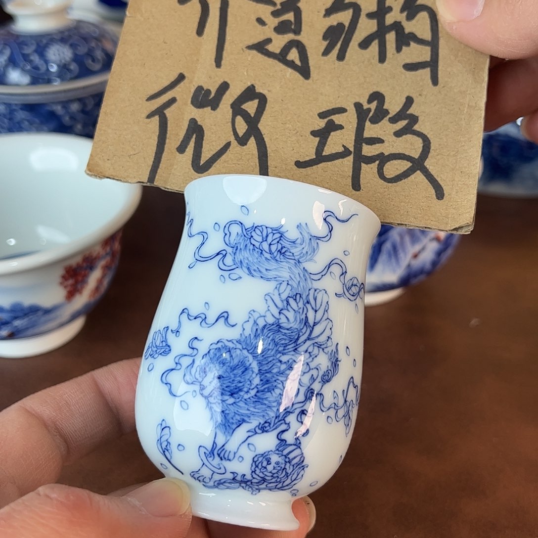 杯景德镇全手工手绘陶瓷