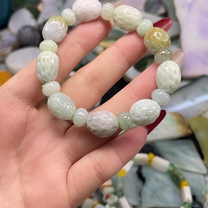 翡翠散珠天然翡翠