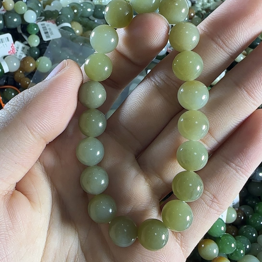 和田玉手链未镶嵌3