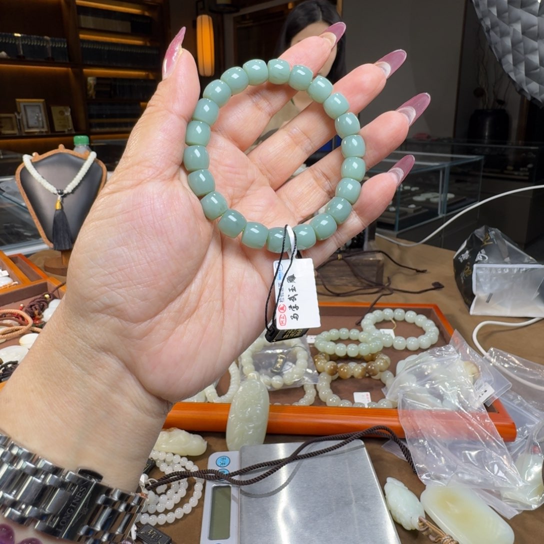 和田玉手链未镶嵌