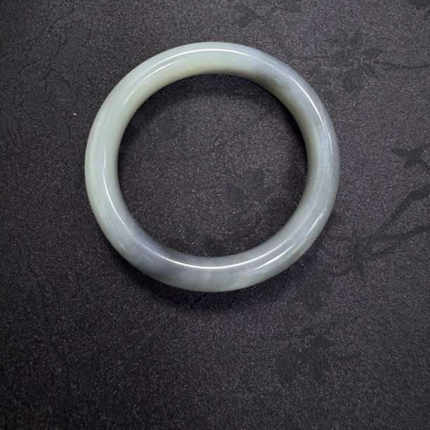 D27237和田玉墨玉于田料手镯54号