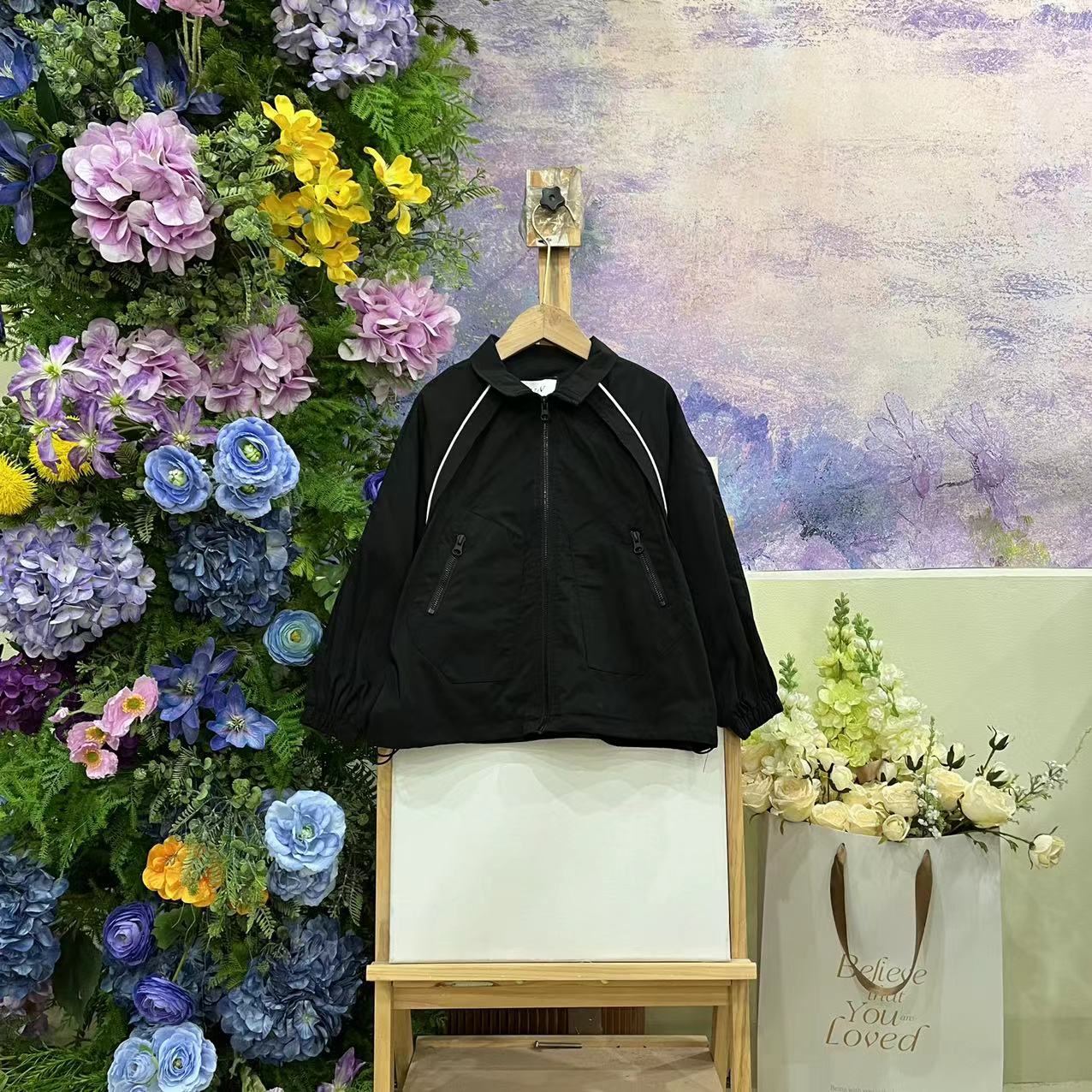 174V黑色外套k266