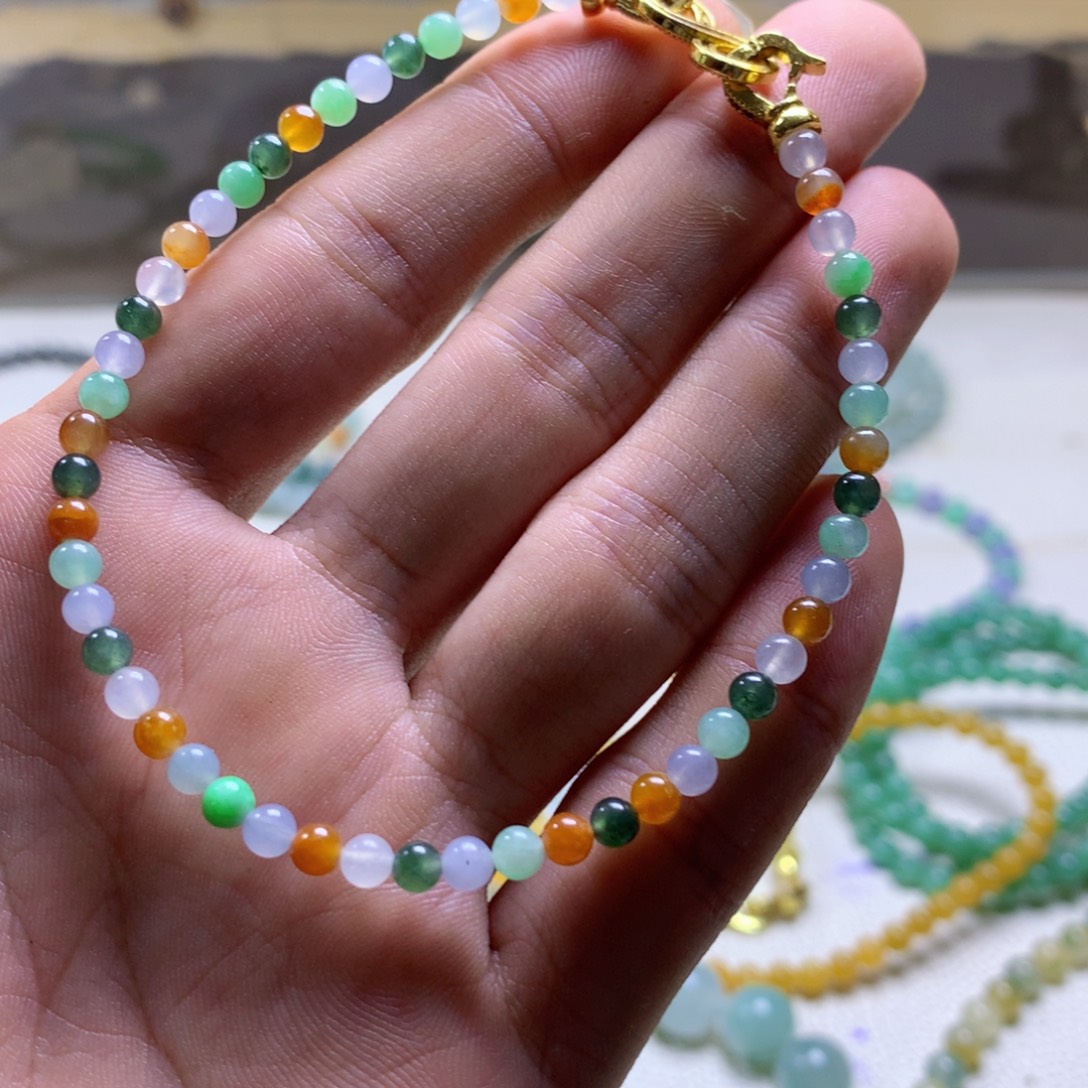 定制翡翠未镶嵌缅甸翡翠a货卡3.8