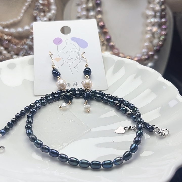 套装未镶嵌淡水珍珠【纯恬】