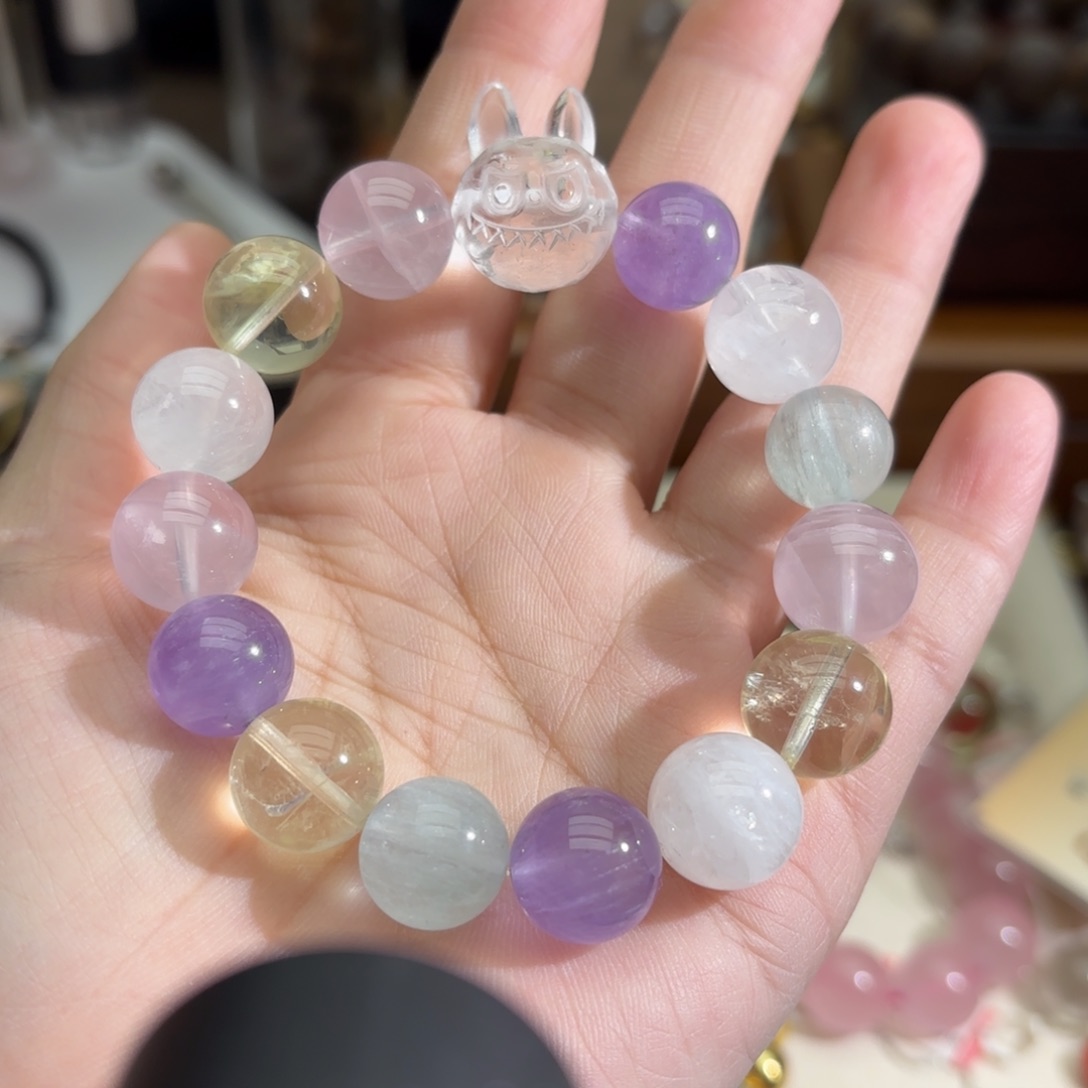 未镶嵌手链水晶多宝