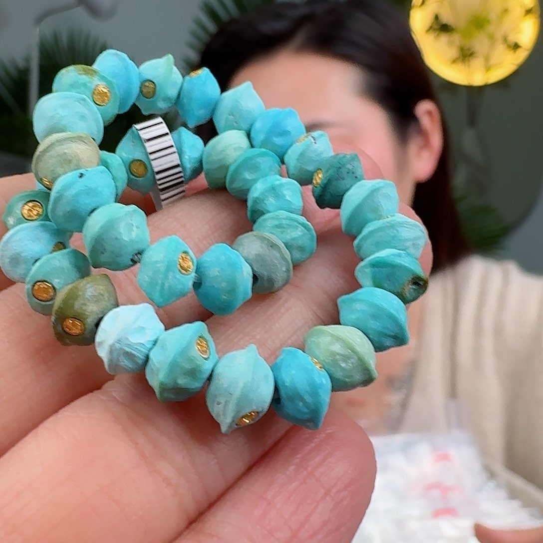 绿松石珠宝奇石未镶嵌