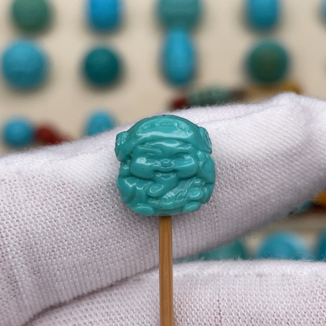 绿松石挂件未镶嵌10.8mm