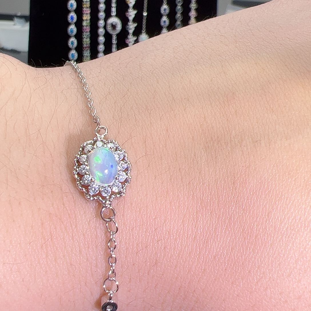 紫晶珠宝半成品银S925镶嵌