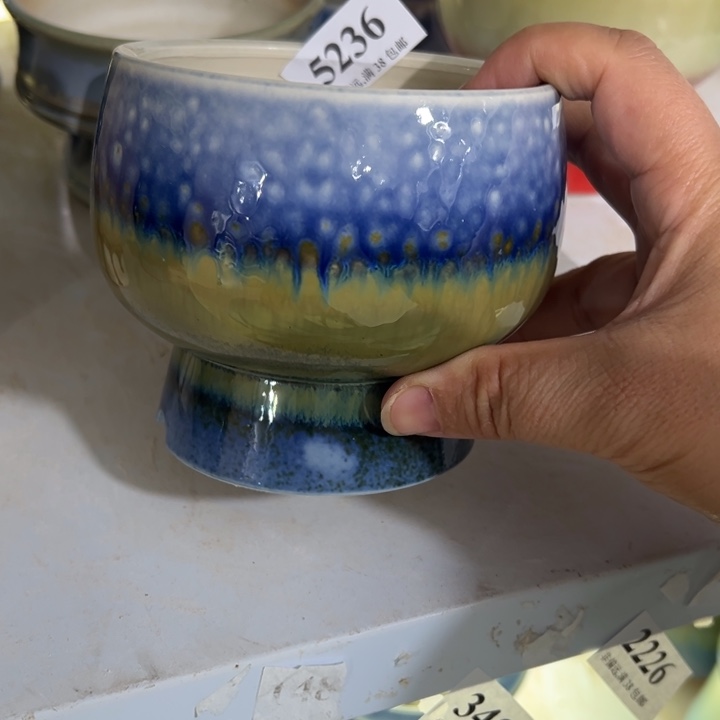 口9高10 手工花盆满30包邮