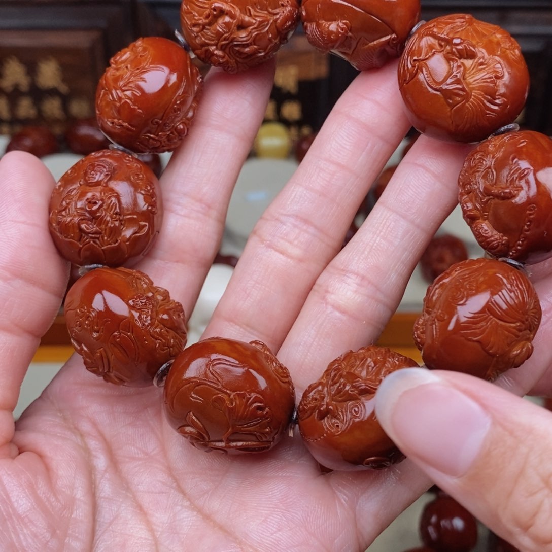 六***一橄榄核吊坠观音观音