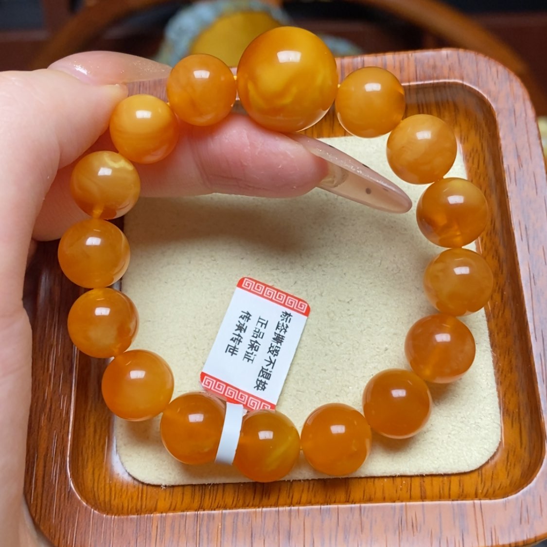 【闪购商品】蜜蜡手链未镶嵌手串