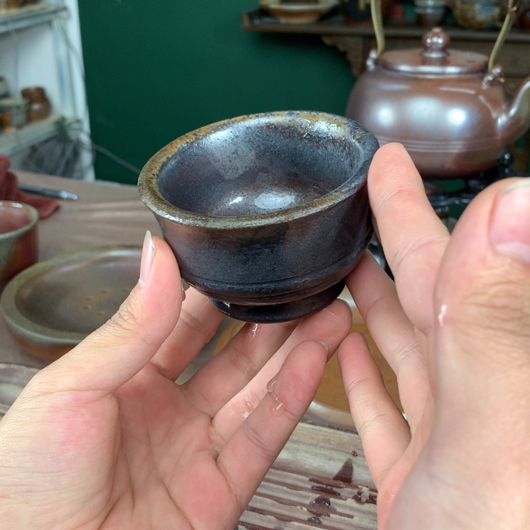 紫砂柴烧纯自然柴烧