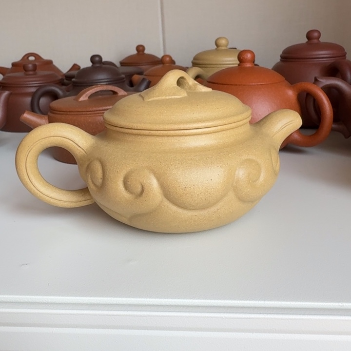 紫砂茶壶本绿如意200cc