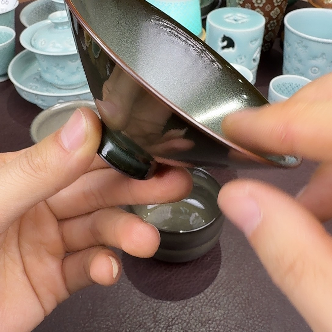 期***⅞手工茶器 斗笠主人杯