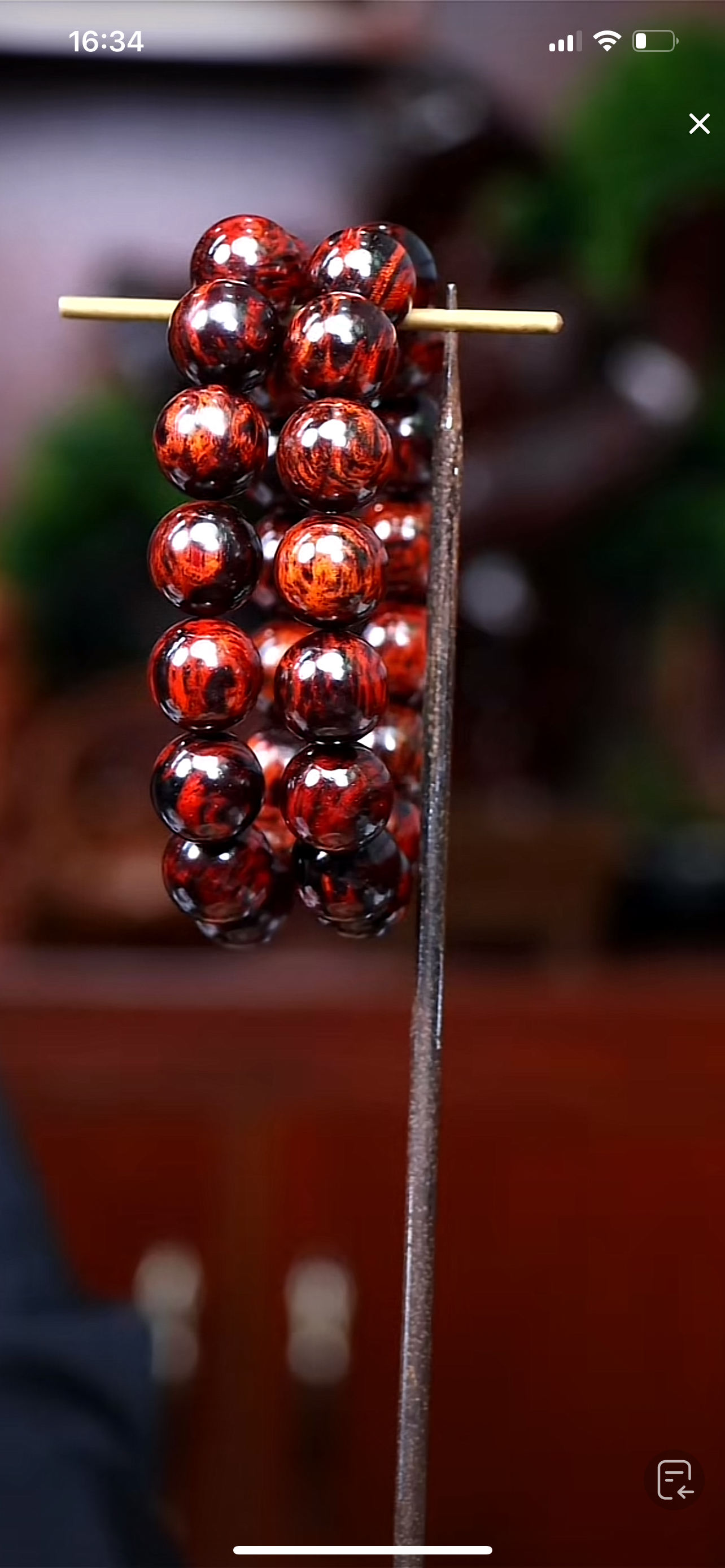 海南红降1.5手串（多样性发一