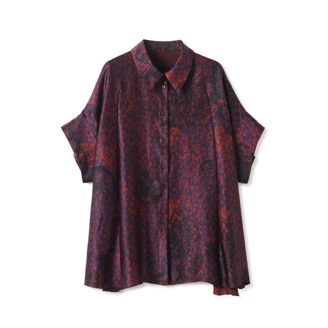 【红霞】40姆米欧非特香云纱满分桑蚕丝休闲新款夏季LBW25162