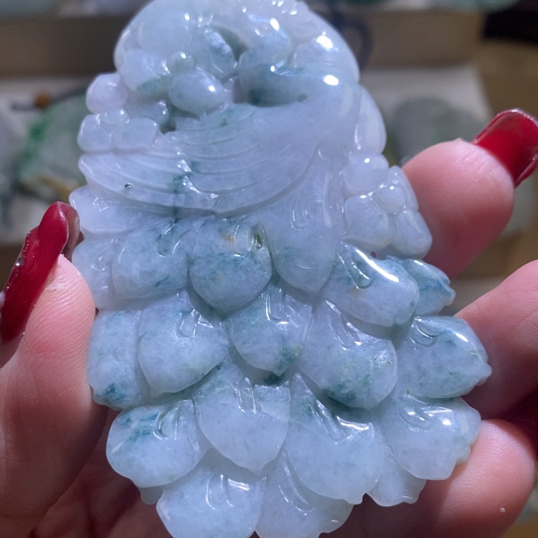 【闪购商品】翡翠颈饰未镶嵌凤凰