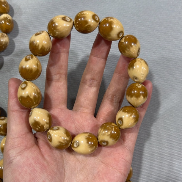 A446 大胖熊猫紫金鼠 枣珠 单圈手串 多样性发其一