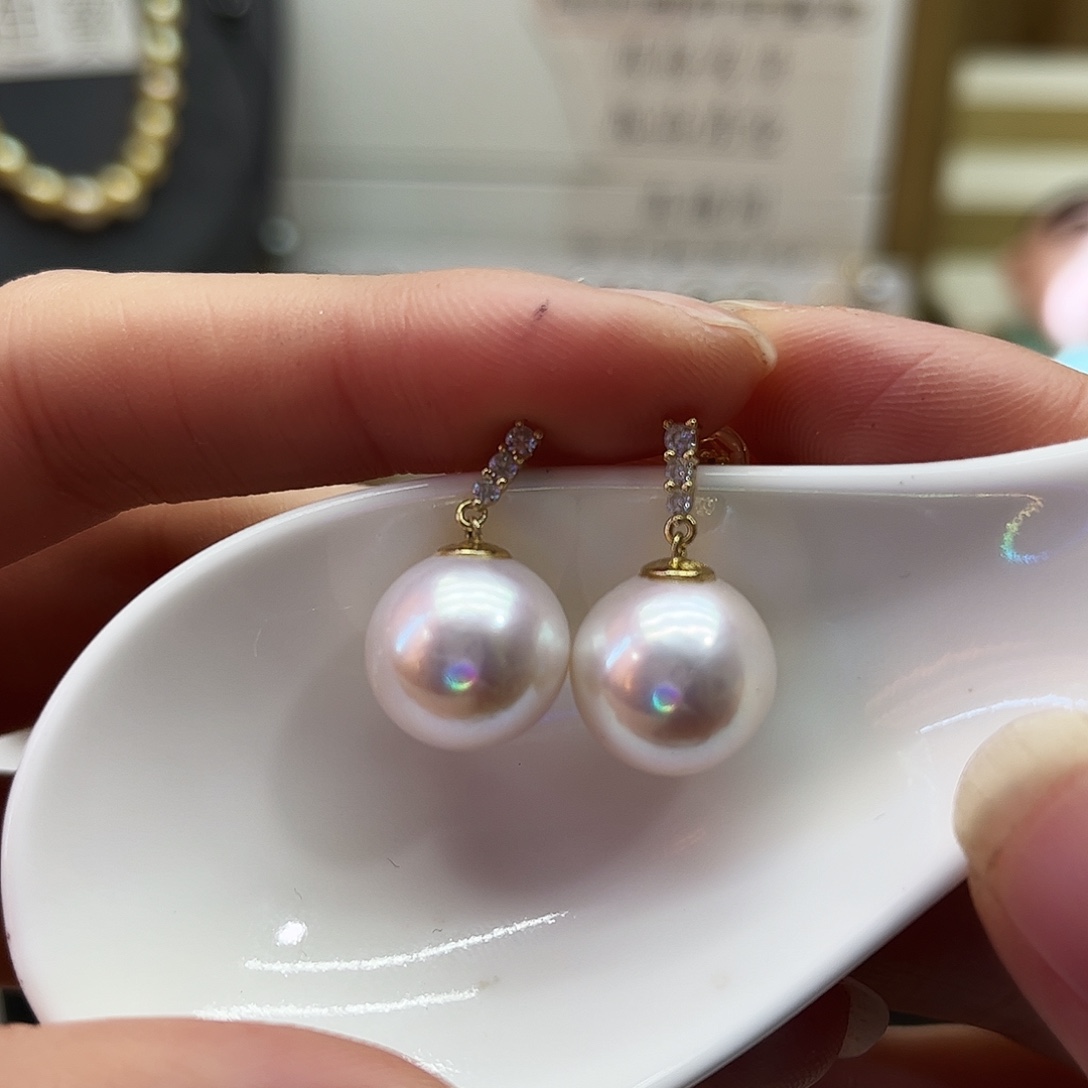 淡水珍珠耳饰未镶嵌