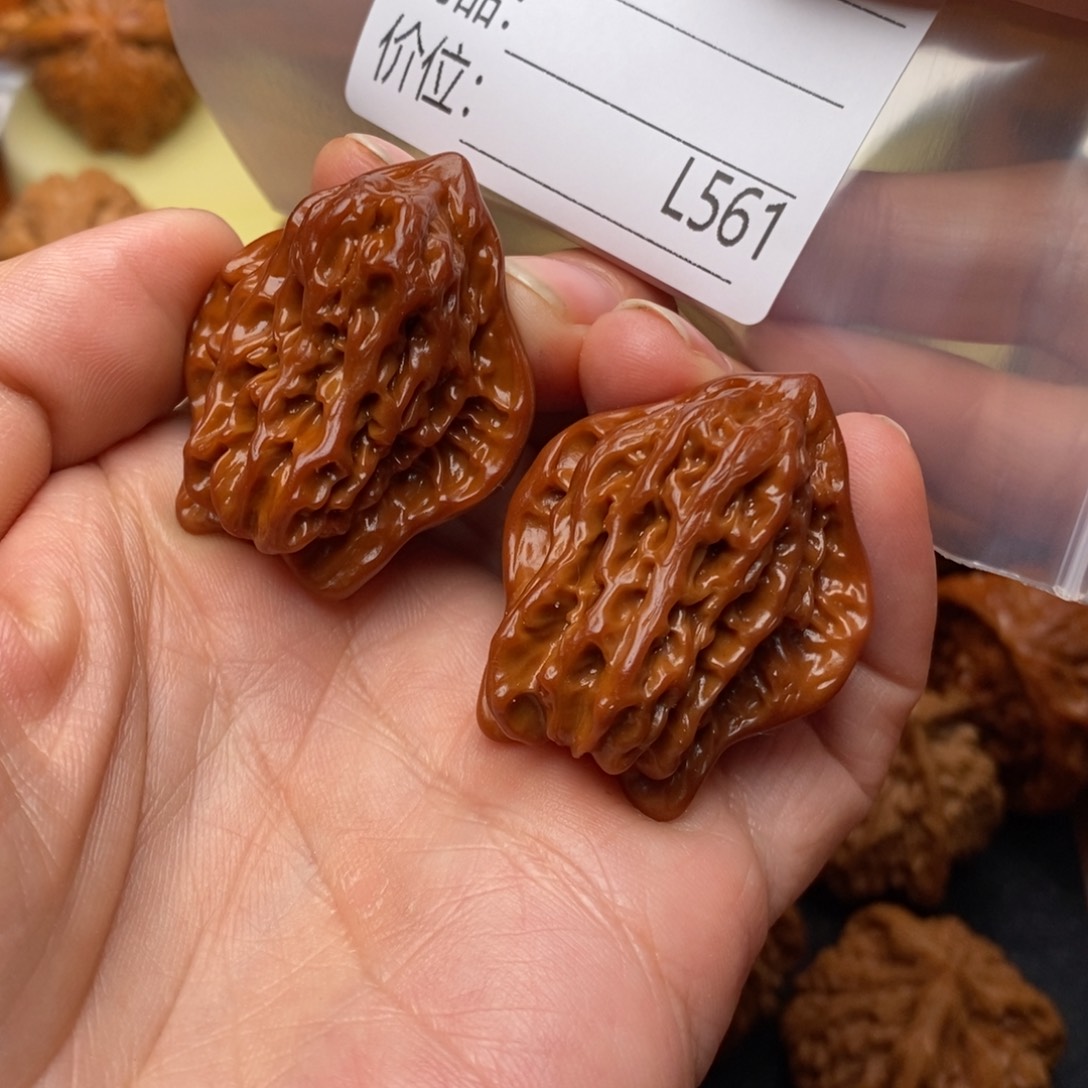 安***和把件文玩核桃富贵吉祥鸟