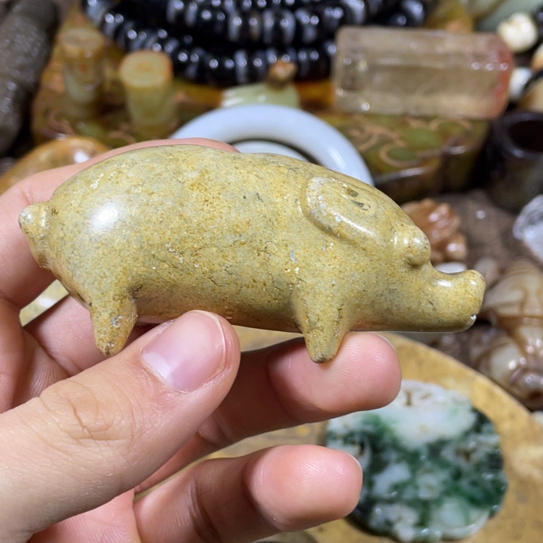 和田玉吊坠(不含链)未镶嵌