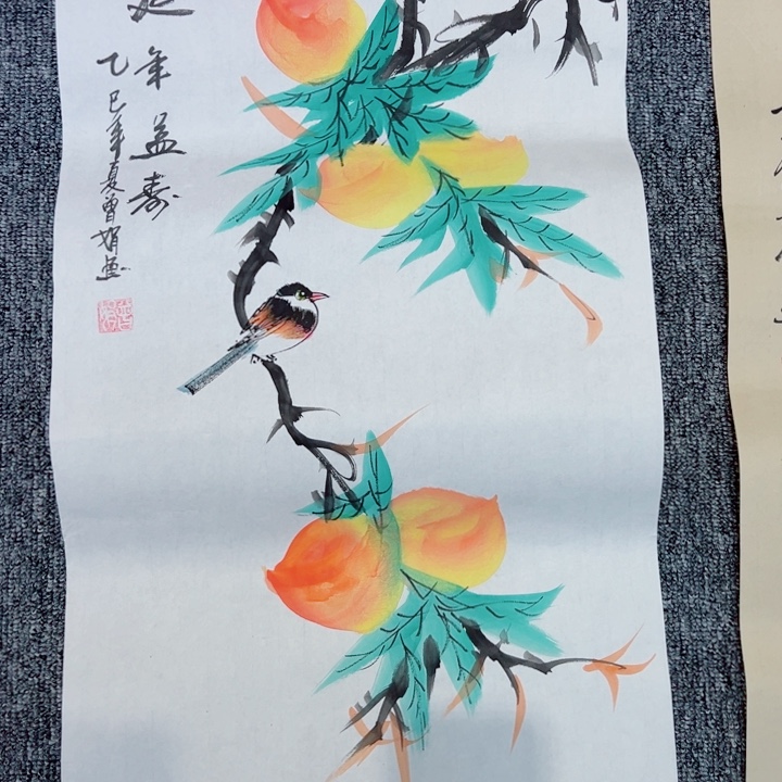 手绘作品今天下午放漏出