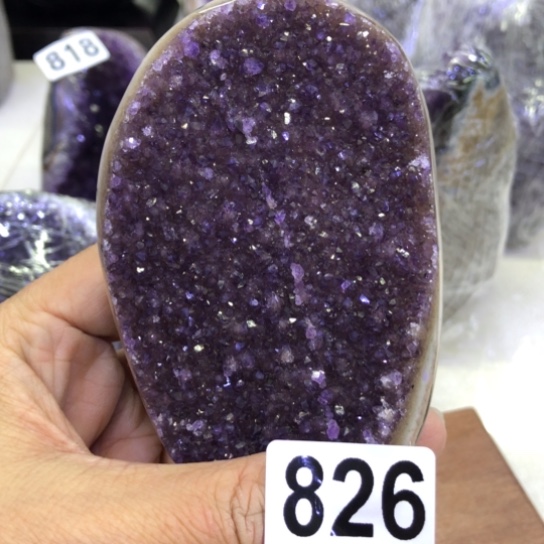 紫晶天然水晶摆件未镶嵌