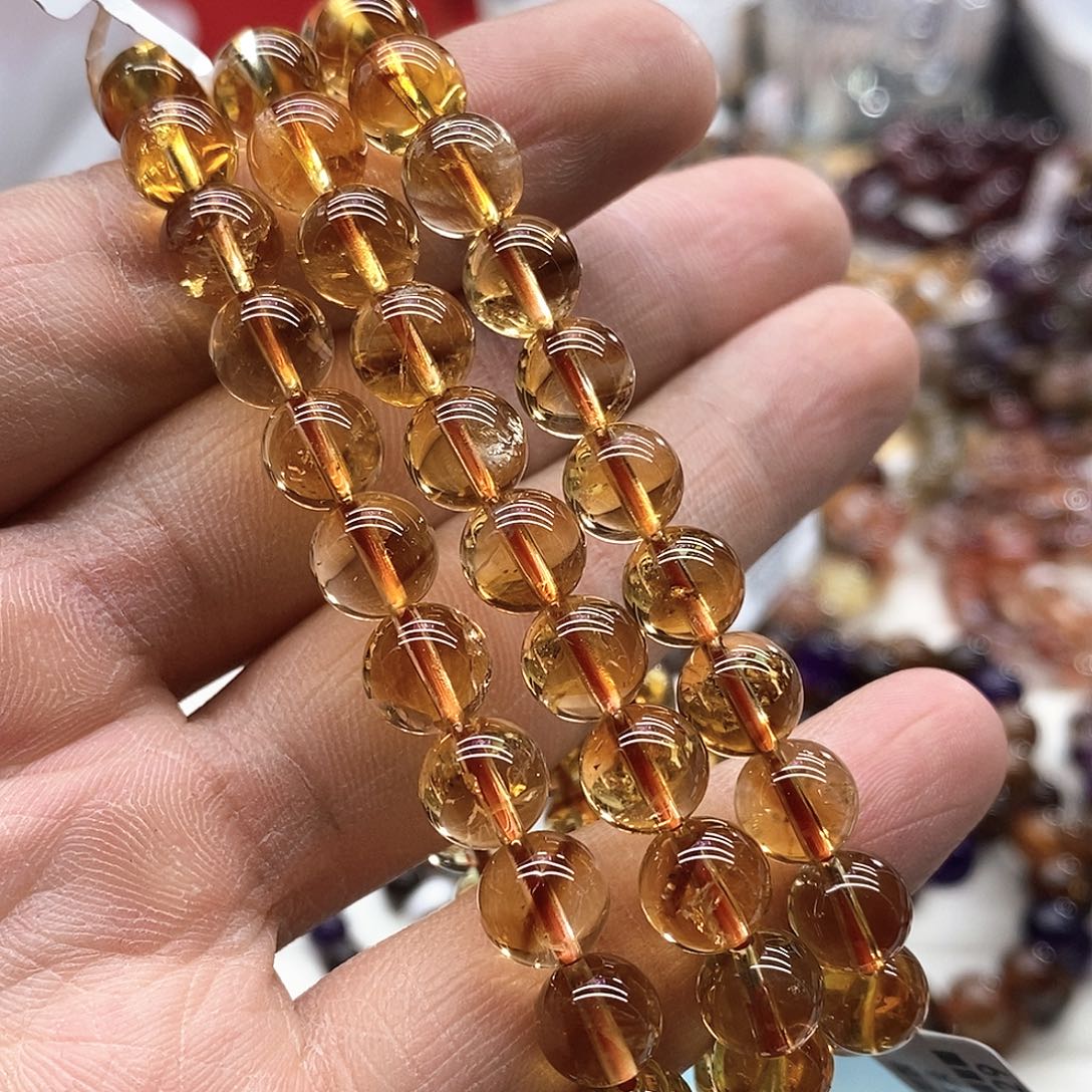 水晶手链未镶嵌多样性发货发一条