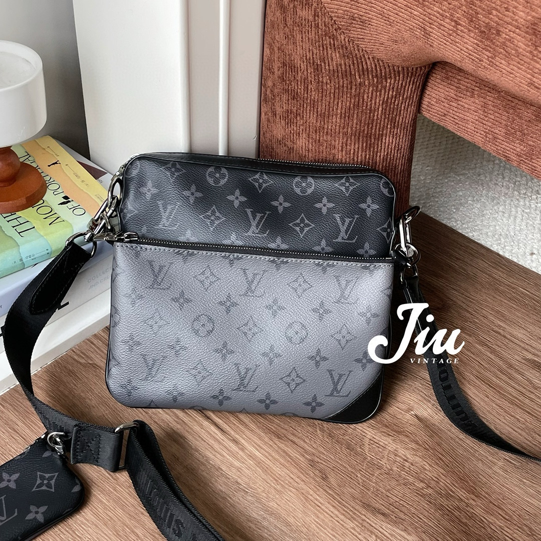 99新 LouisVuitton/路易威登 黑武士三合一斜挎包芯片BJM2-7458