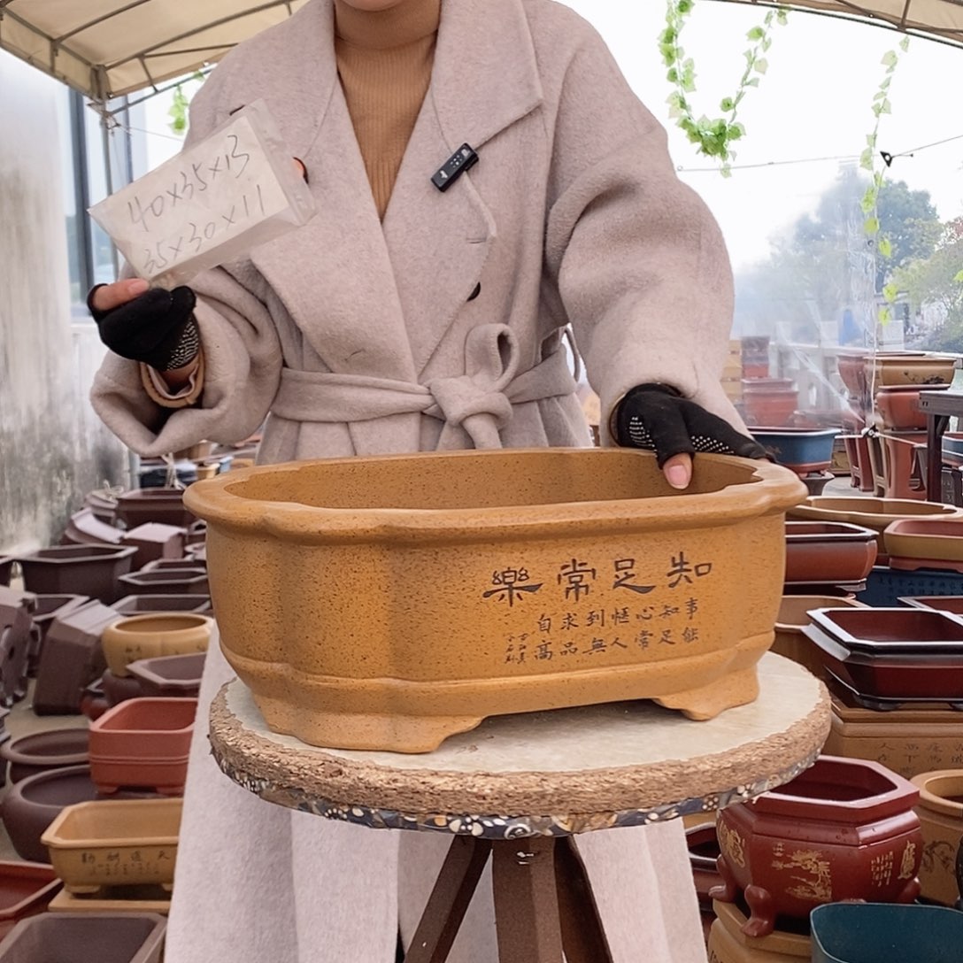 紫砂花盆紫砂花盆