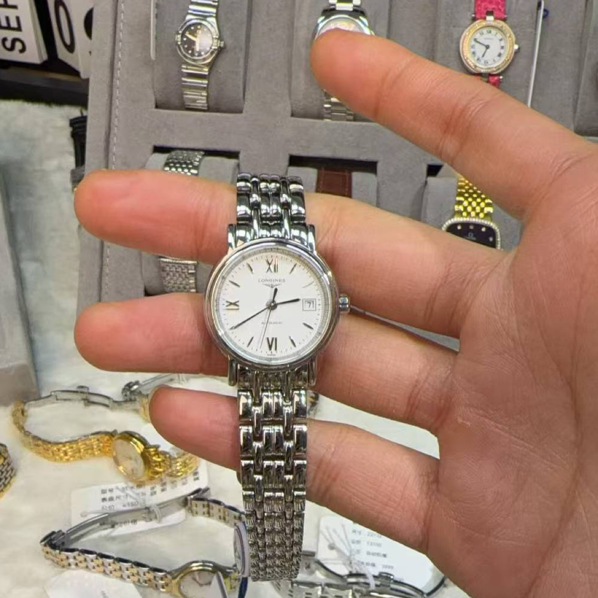 95新 Longines/浪琴 瑰丽系列/表径25.5mm/自动机械