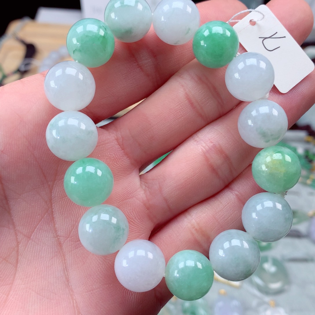 翡翠手链未镶嵌翡翠手串