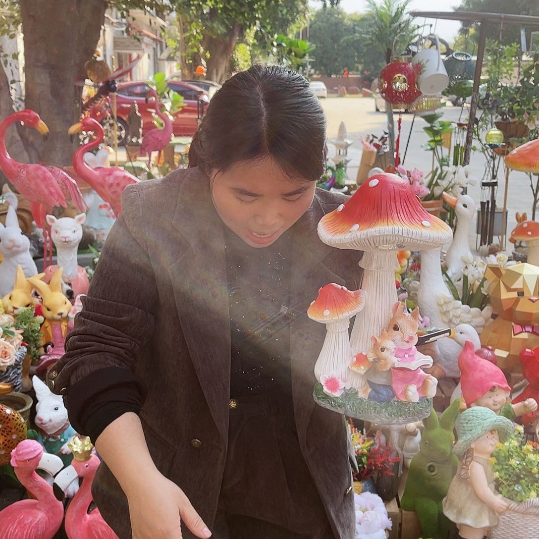 【闪购商品】无铅玻璃花园摆件&000&