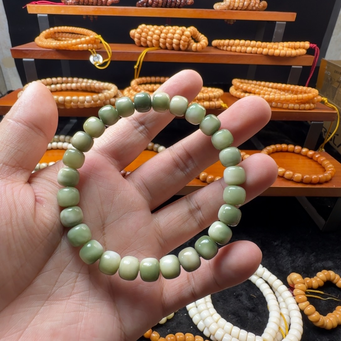 吊坠龙脊菩提青花瓷卡9