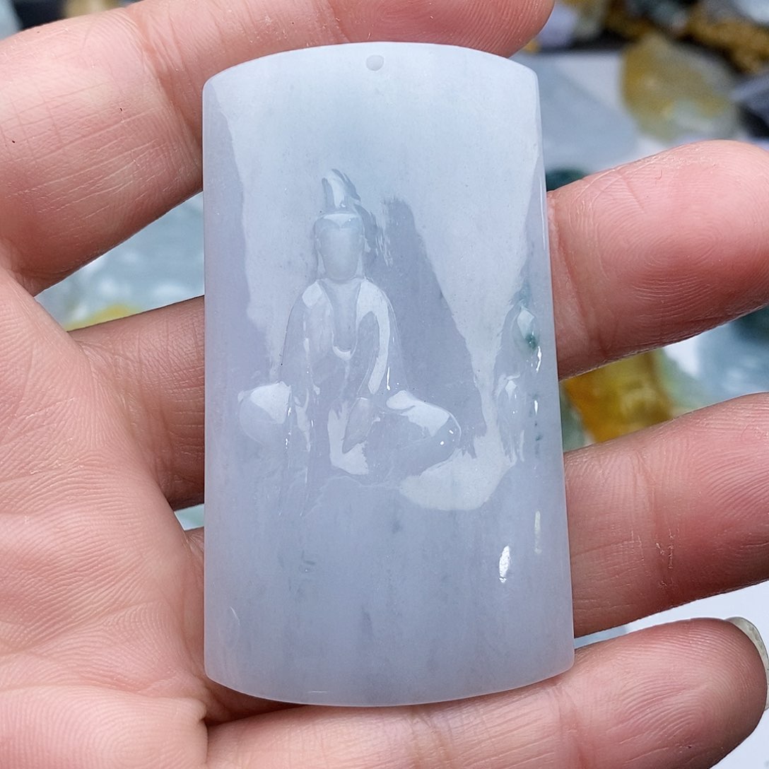 翡翠颈饰未镶嵌无相素衣