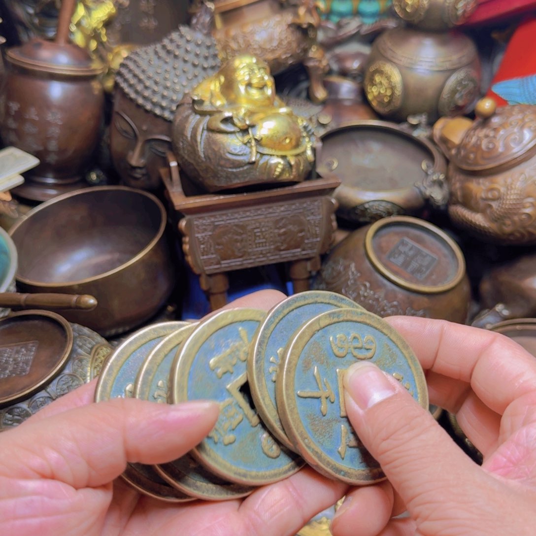 铜器摆件收收藏藏